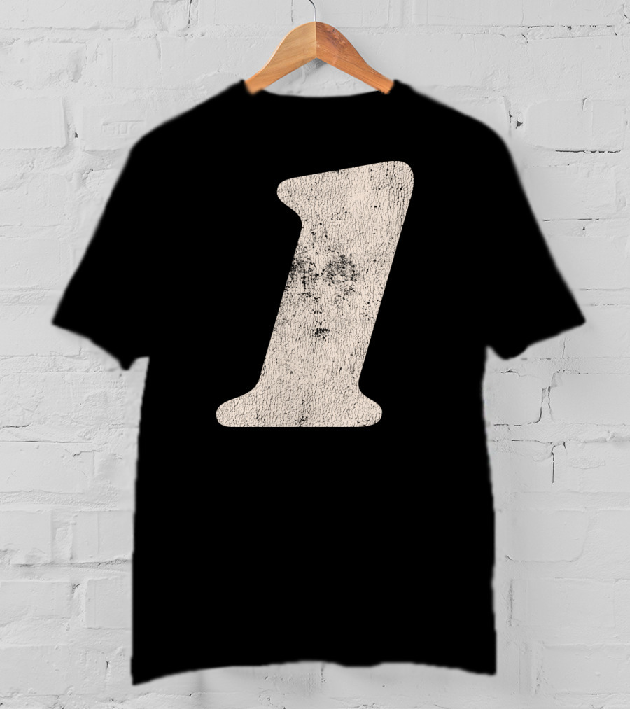 Number One Textured T-Shirt