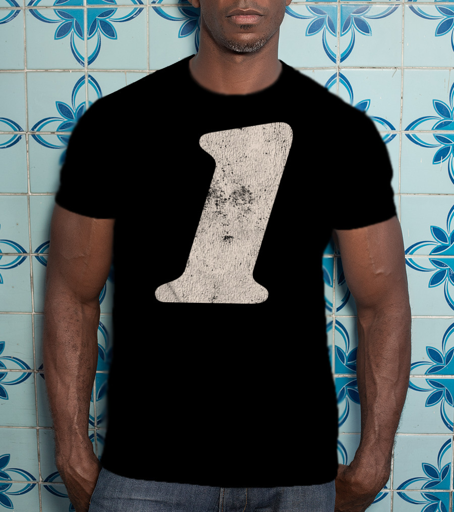 Number One Textured T-Shirt