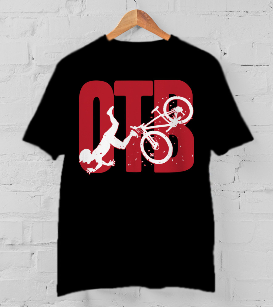 OTB Over The Bar Cyclist Flip Stunt T-Shirt