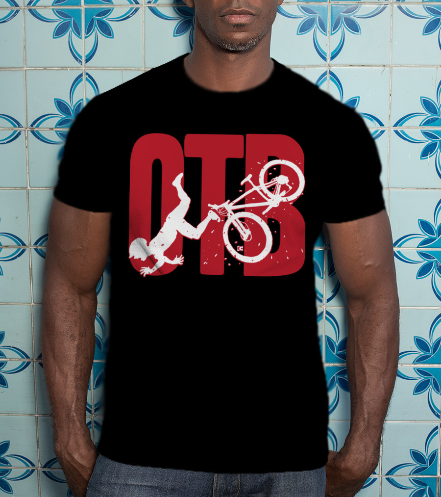 OTB Over The Bar Cyclist Flip Stunt T-Shirt
