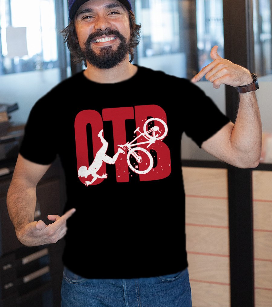 OTB Over The Bar Cyclist Flip Stunt T-Shirt