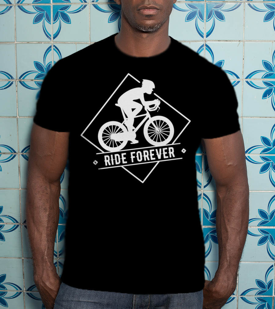Riding Enthusiast Ride Forever Cycling Journey T-Shirt