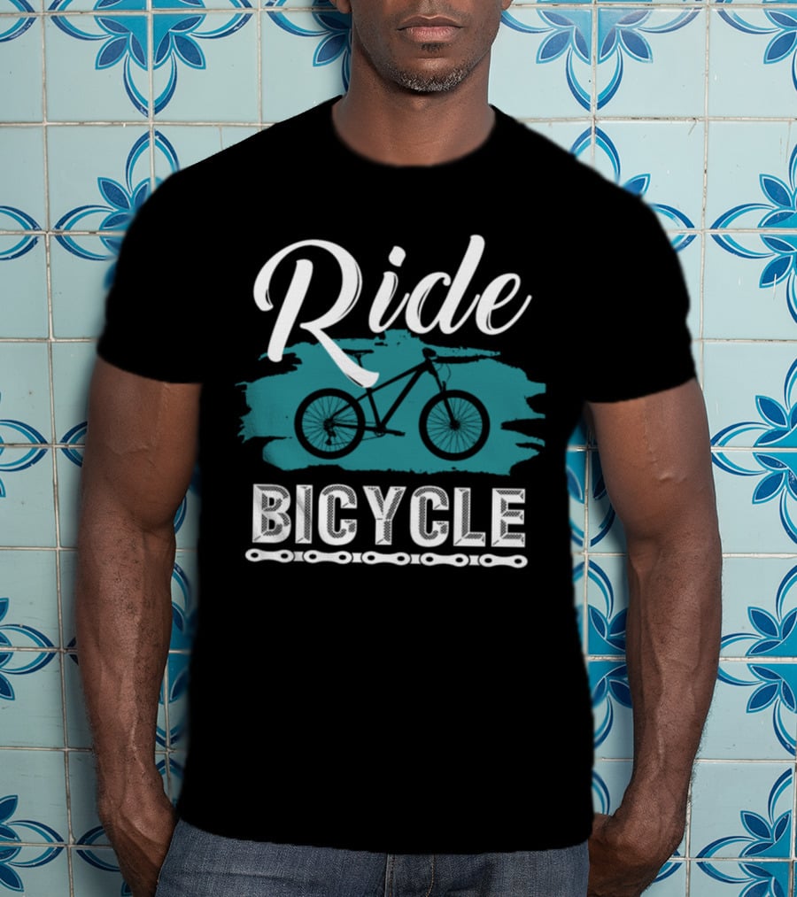 Ride Bicycle Biker Idea T-Shirt