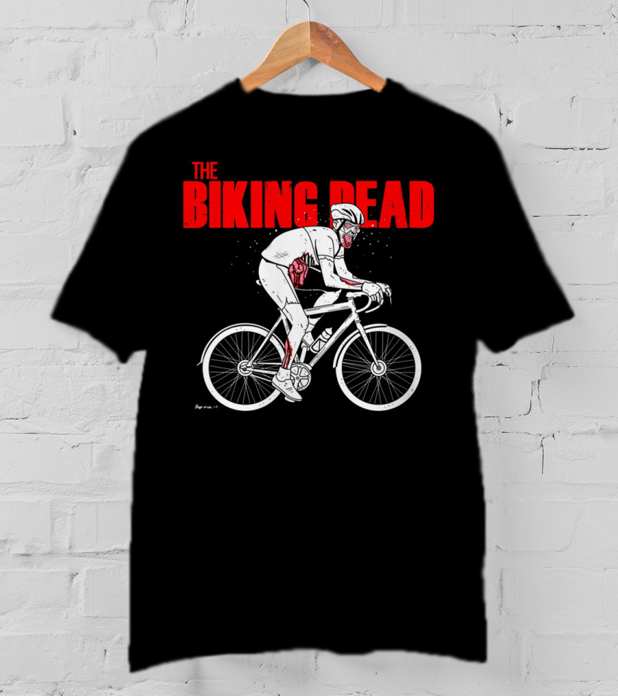 The Biking Dead Zombie Cyclist T-Shirt
