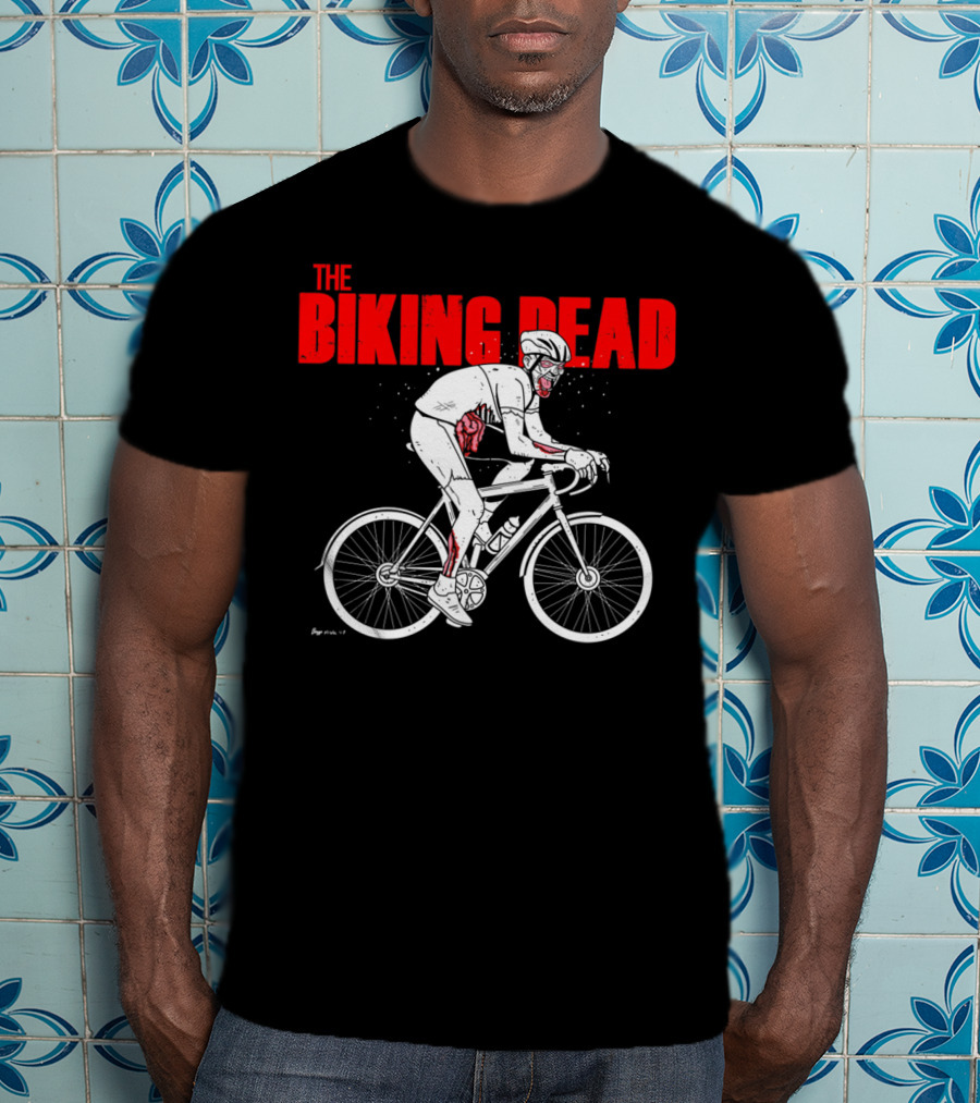 The Biking Dead Zombie Cyclist T-Shirt