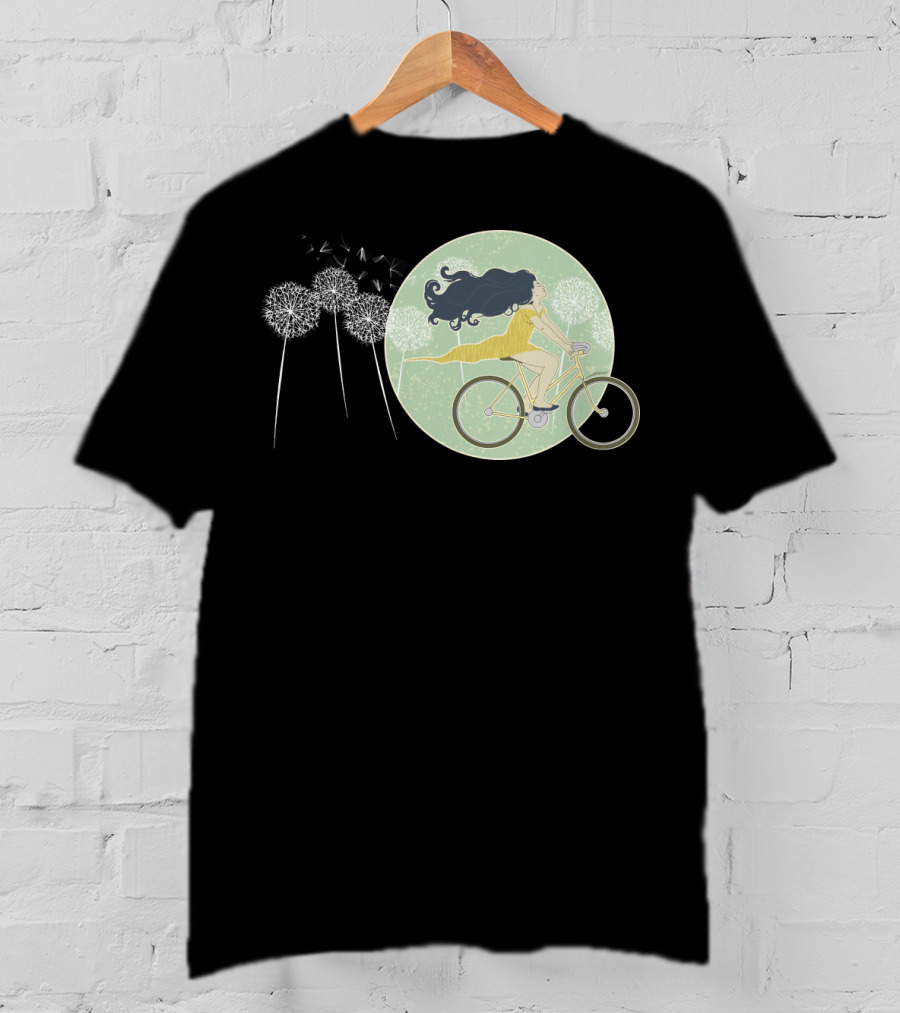 Ventura Highway Cycling Dandelion Dreamscape T-Shirt