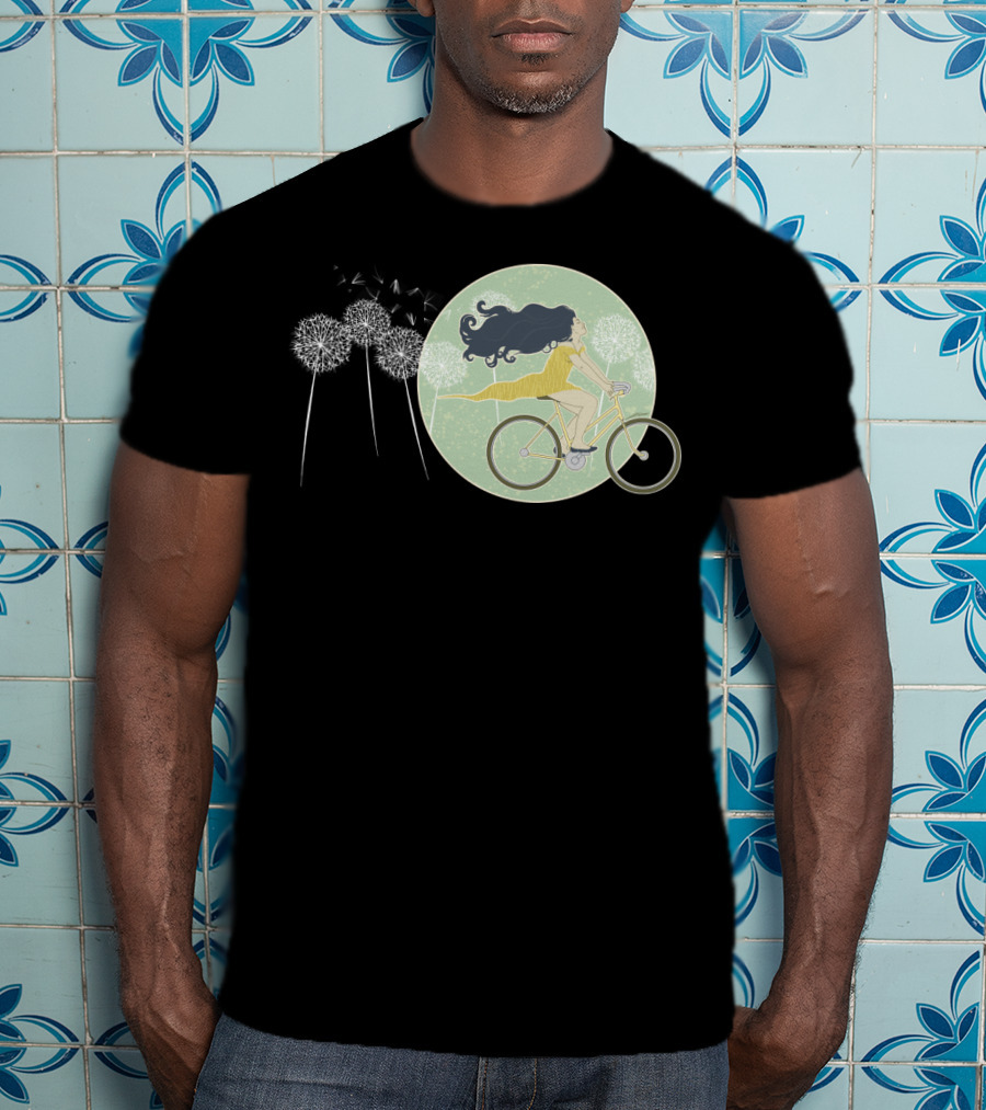 Ventura Highway Cycling Dandelion Dreamscape T-Shirt