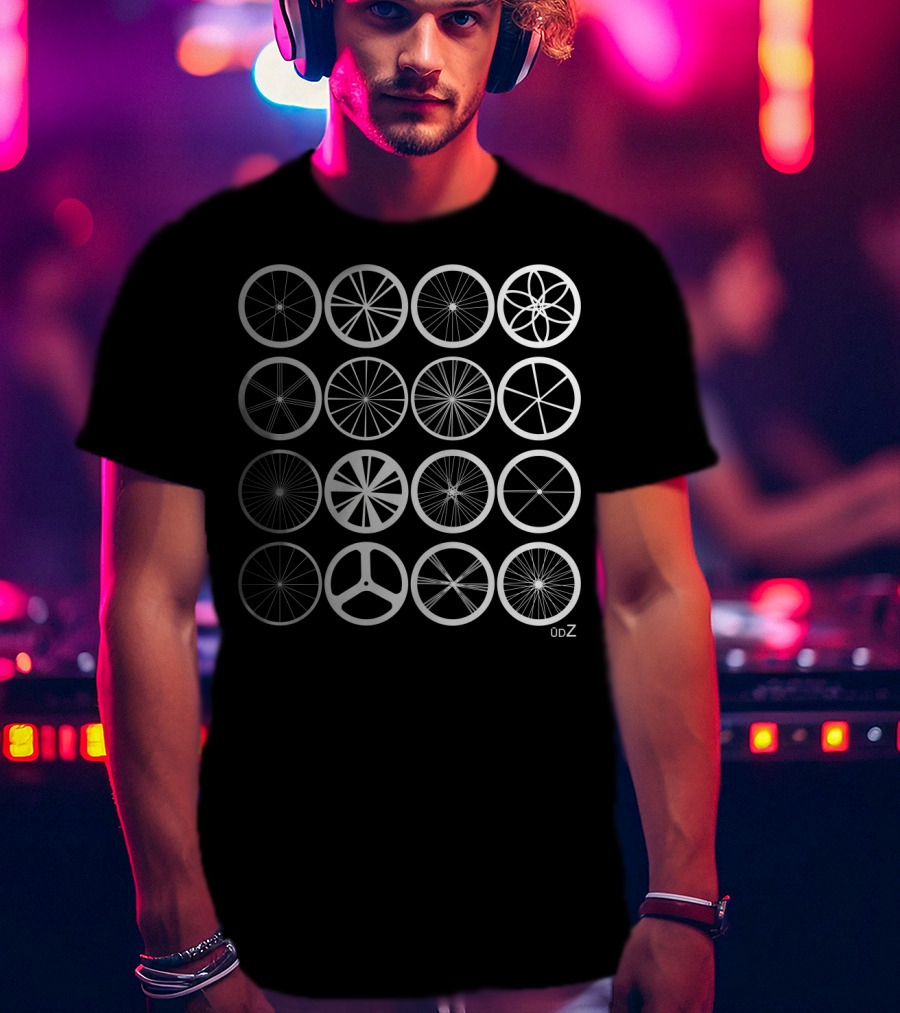 Wheels Land Corporation 0D Z Iconic Wheel T-Shirt