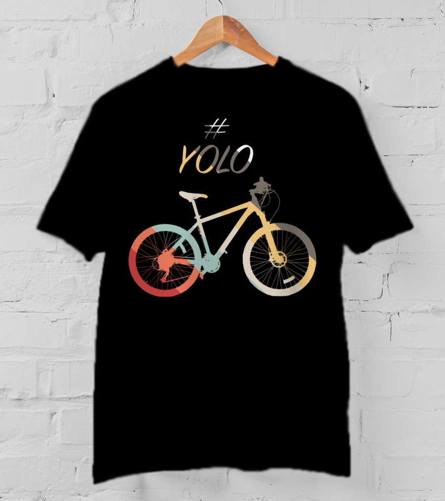 YOLO Colorful Bicycle T-Shirt