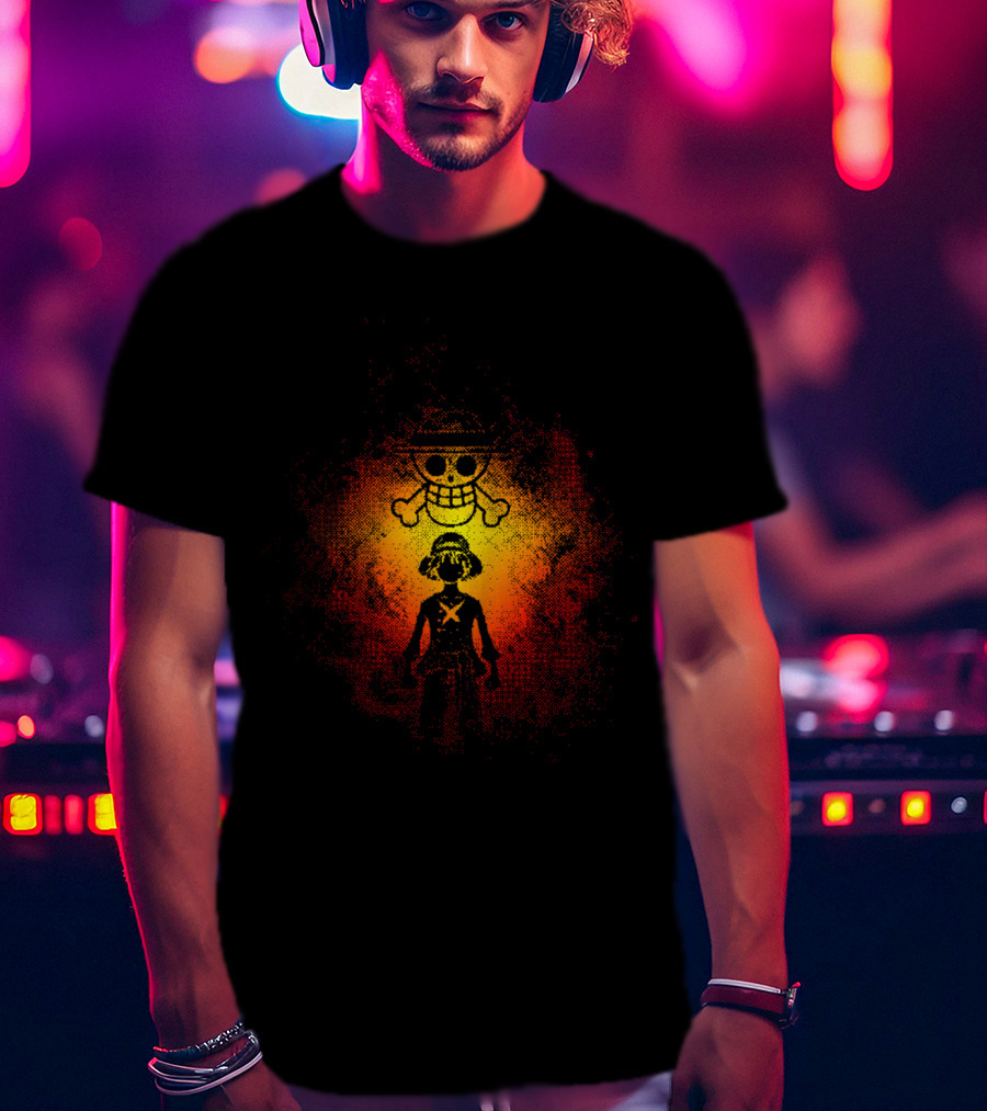 ONE PIECE Straw Hat Pirate Jolly Roger T-Shirt