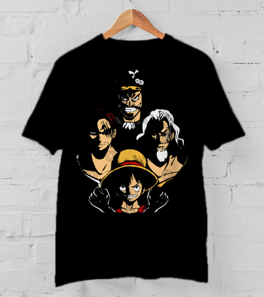 OP Rhapsody Legendary Pirate Character Quartet T-Shirt