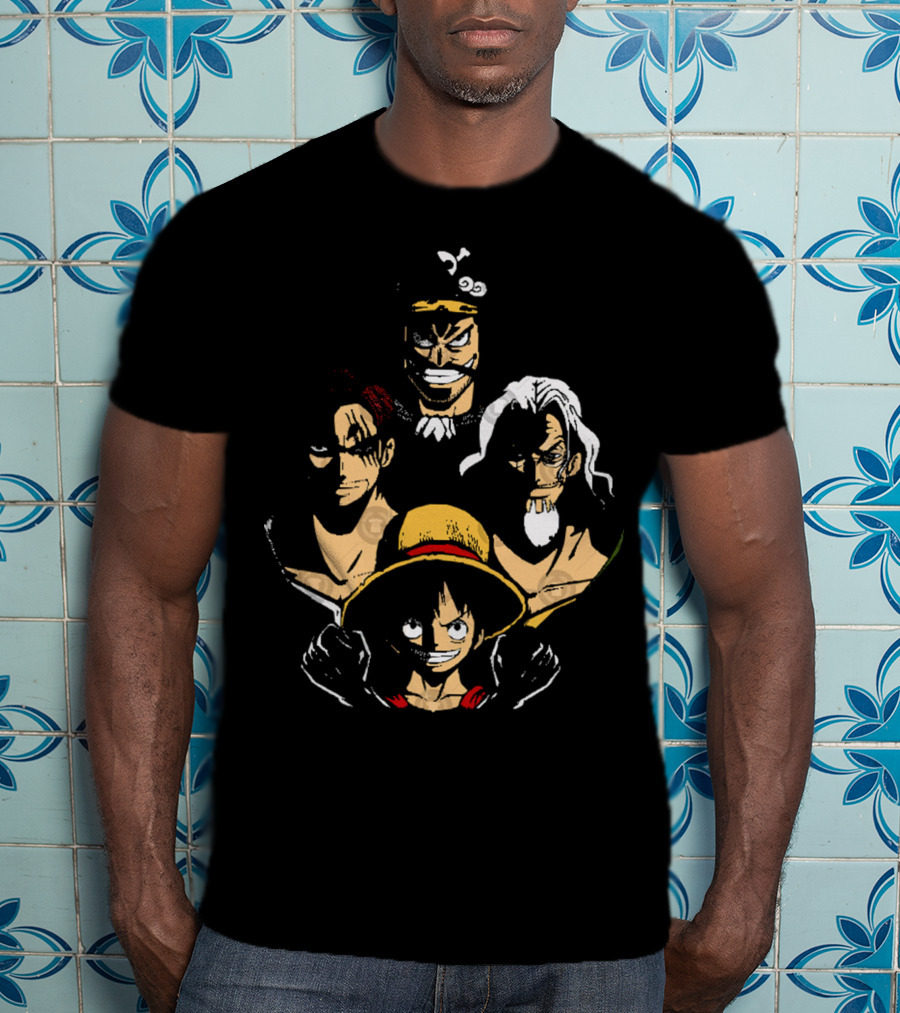 OP Rhapsody Legendary Pirate Character Quartet T-Shirt