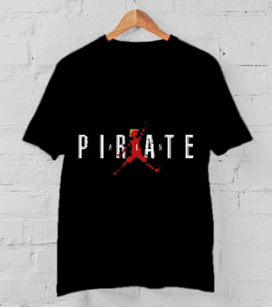 Air Pirate Luffy Jumpman Crossover T-Shirt