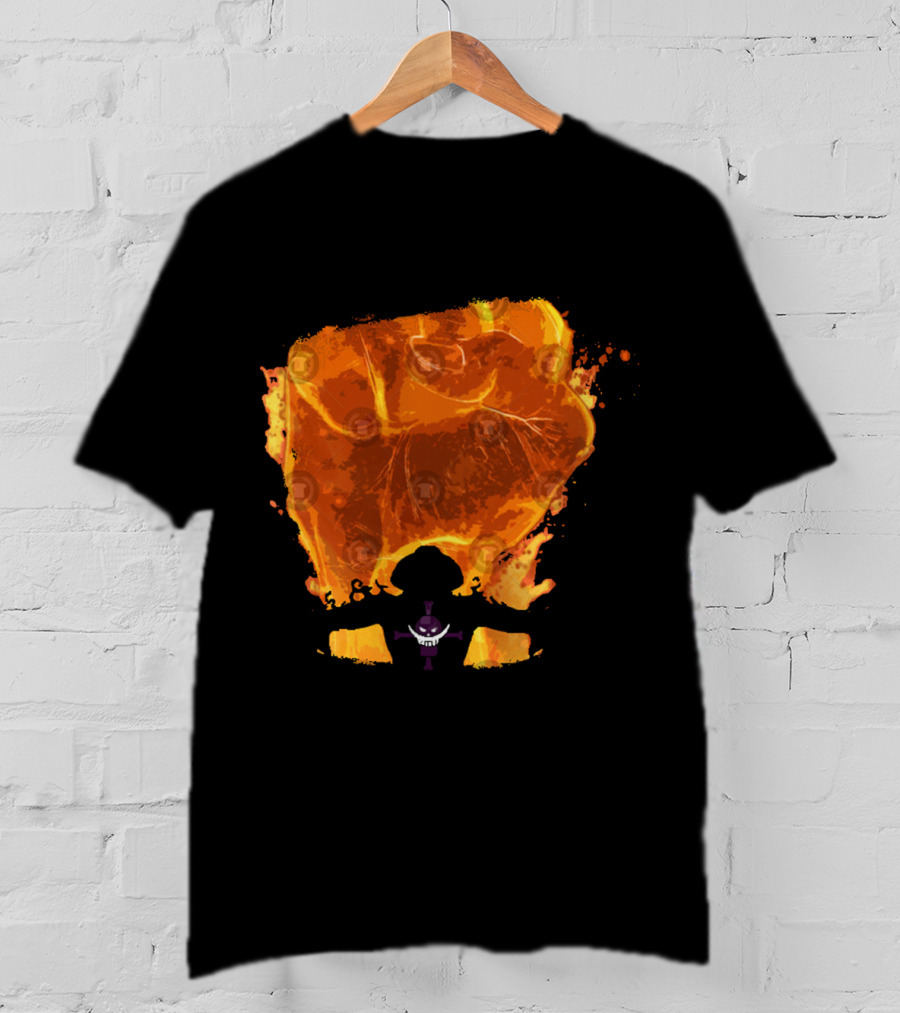 Fire Fist Ace Flaming Punch T-Shirt
