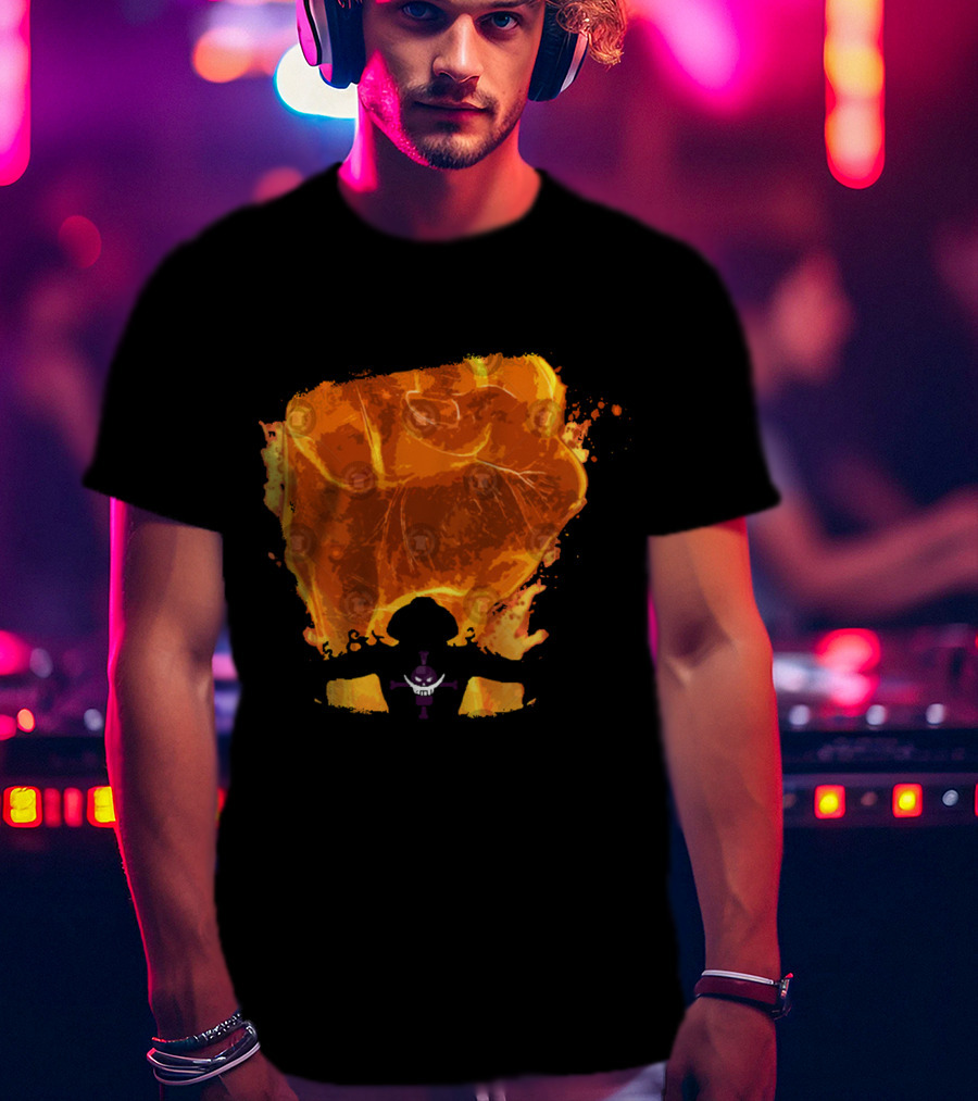 Fire Fist Ace Flaming Punch T-Shirt