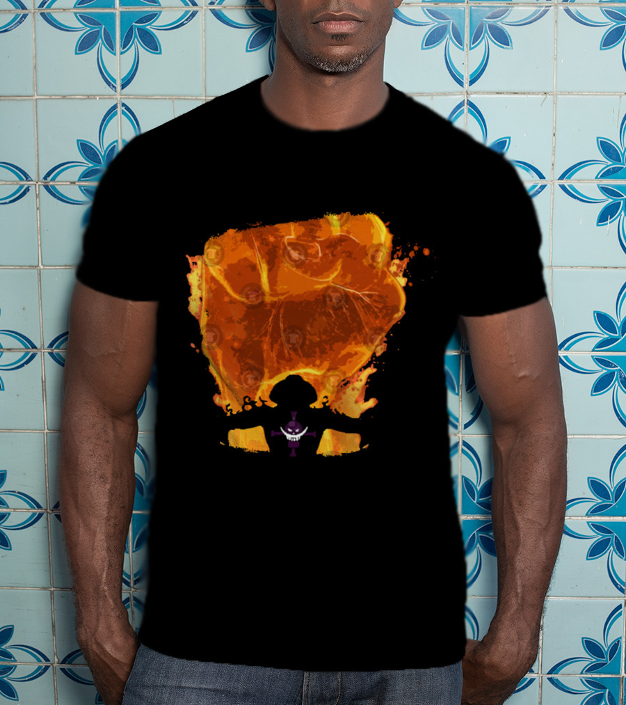 Fire Fist Ace Flaming Punch T-Shirt