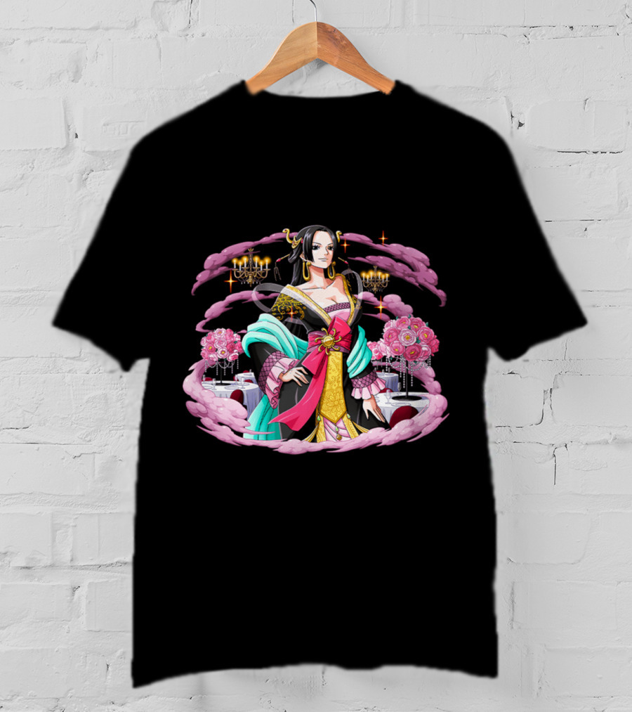 Boa Hancock Elegant Evening Dress Roses And Chandeliers T-Shirt