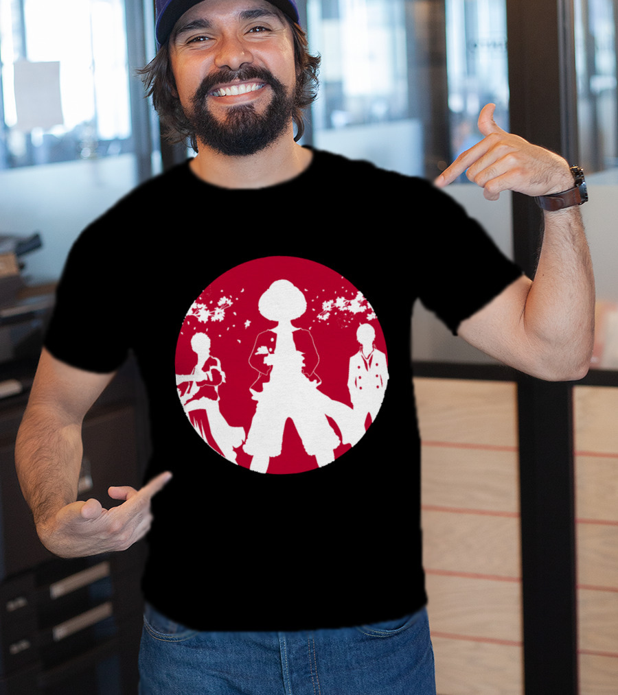 Samurai Champloo Japan Piece Cherry Blossoms Silhouette Scene T-Shirt