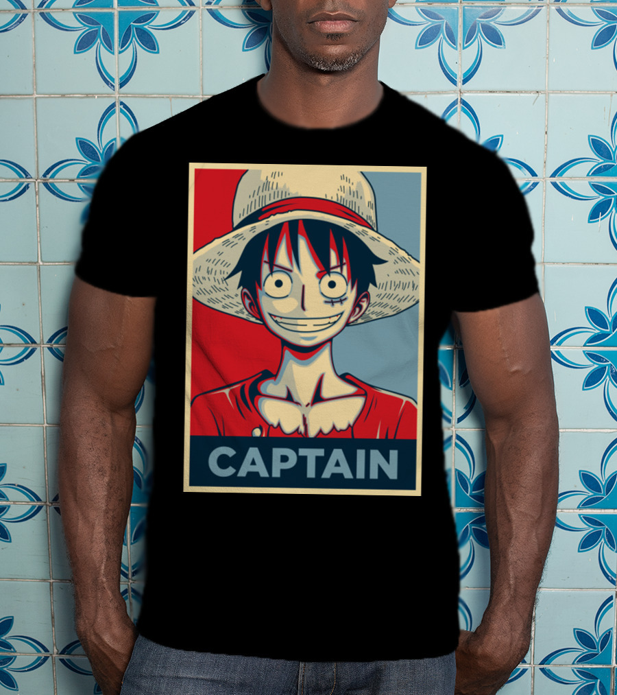 Luffy Captain Straw Hat T-Shirt