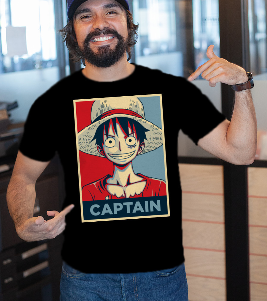 Luffy Captain Straw Hat T-Shirt