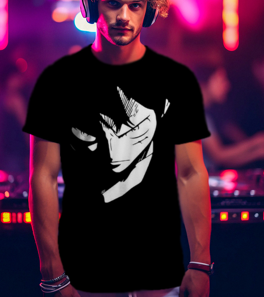 Monkey D. Luffy One Piece Manga Face T-Shirt