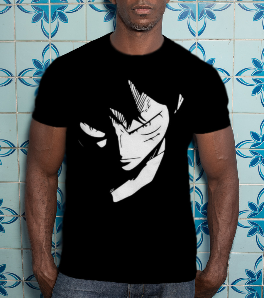 Monkey D. Luffy One Piece Manga Face T-Shirt