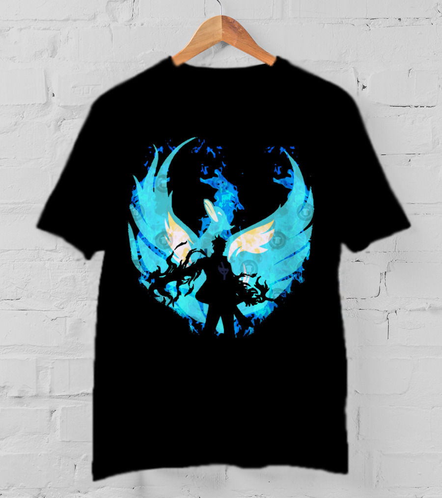 Marco The Phoenix Blue Flame Mastery Guardian Transformation T-Shirt