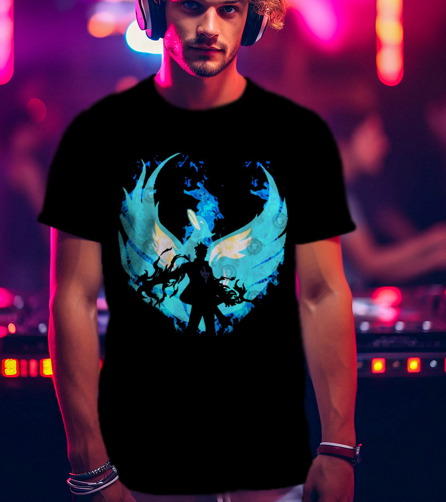 Marco The Phoenix Blue Flame Mastery Guardian Transformation T-Shirt