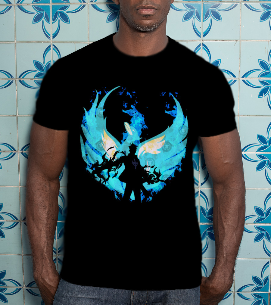 Marco The Phoenix Blue Flame Mastery Guardian Transformation T-Shirt