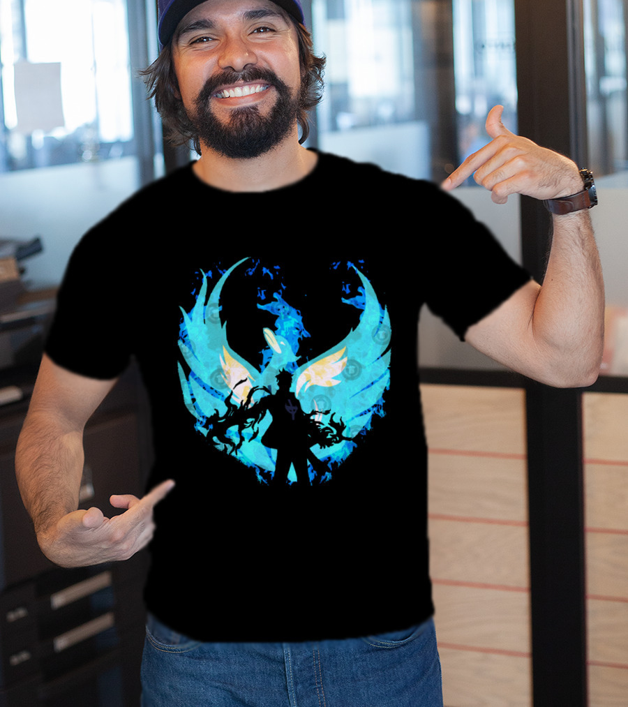 Marco The Phoenix Blue Flame Mastery Guardian Transformation T-Shirt