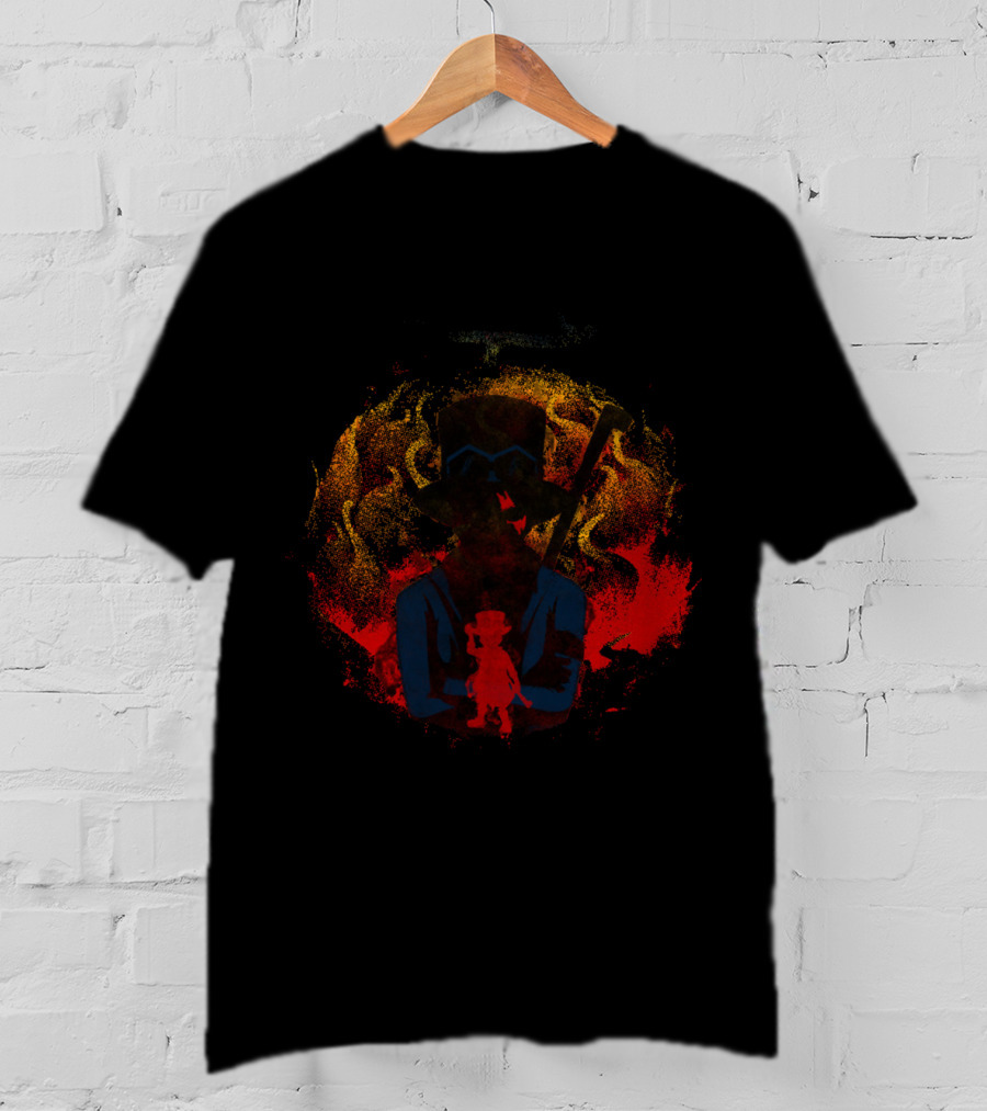 Mera Mera Fruit Flames Sabo Silhouette Fusion T-Shirt