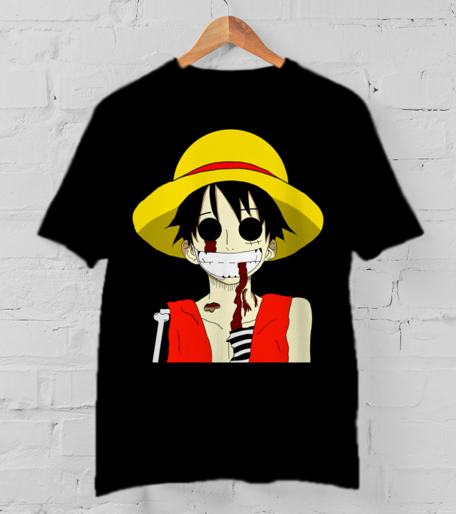 Monkey D Zombie One Piece Straw Hat Luffy T-Shirt