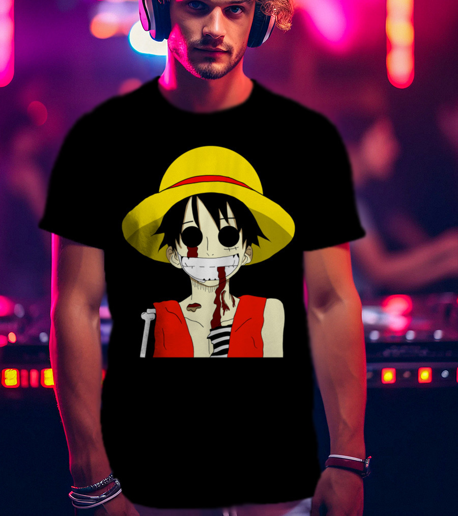 Monkey D Zombie One Piece Straw Hat Luffy T-Shirt