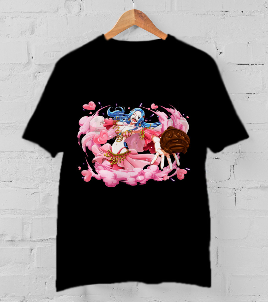 Nefeltary Vivi Princess Of Alabasta One Piece Nefertari Vivi Nami Hearts Cloud Dress T-Shirt