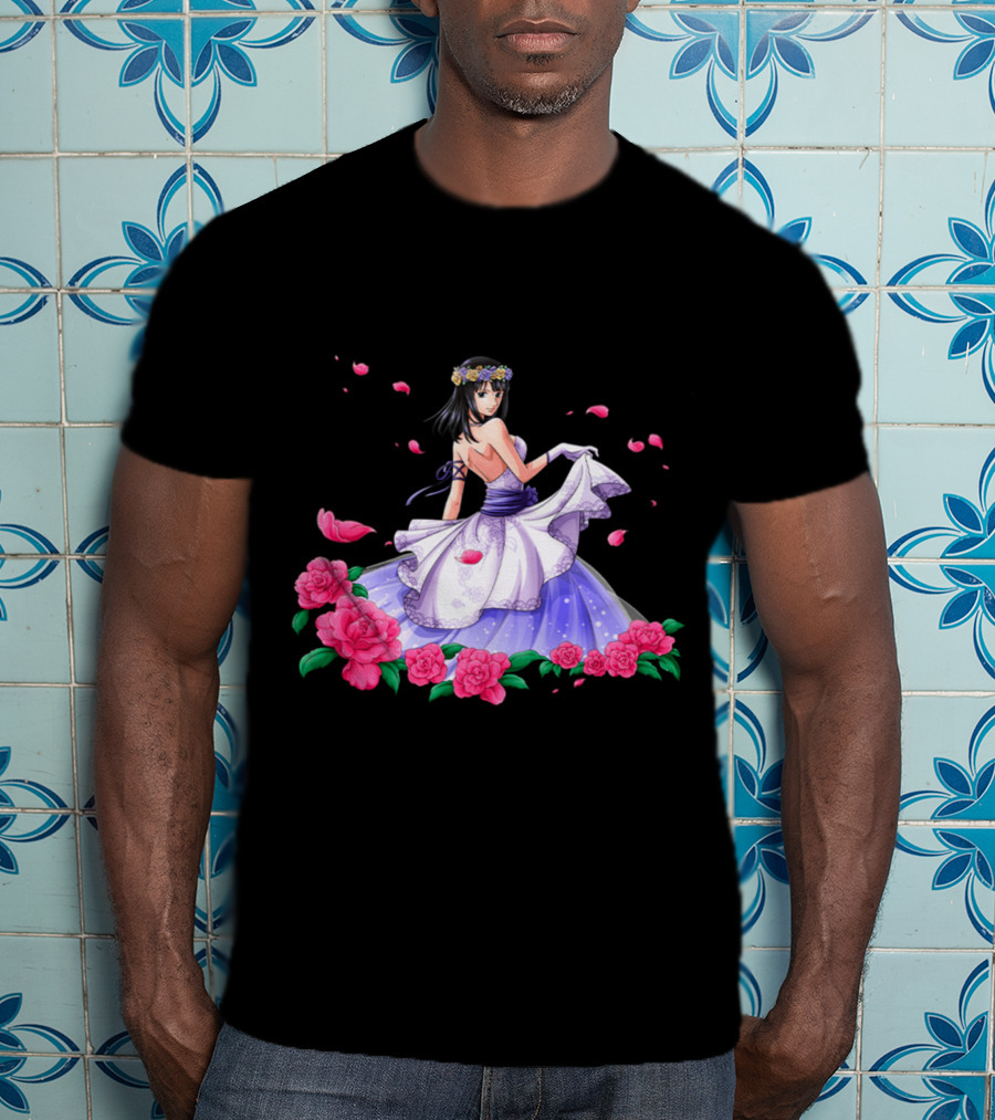 Nico Robin Floral Gown Scene One Piece T-Shirt
