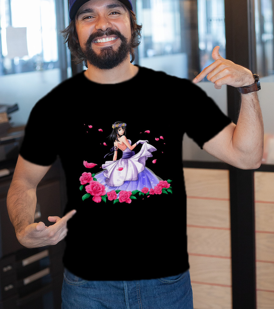 Nico Robin Floral Gown Scene One Piece T-Shirt