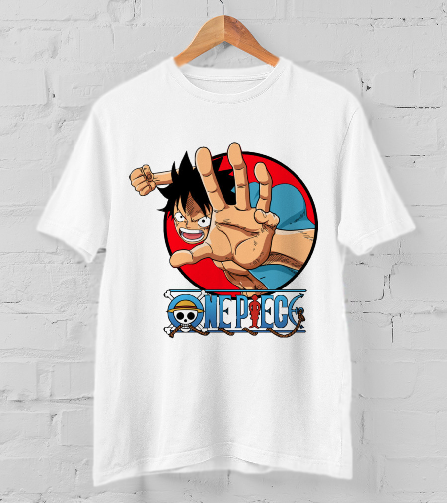 Luffy One Piece Manga Anime Adventure Iconic Skull T-Shirt