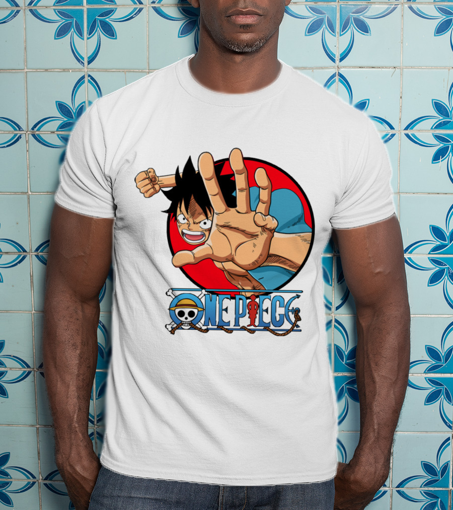 Luffy One Piece Manga Anime Adventure Iconic Skull T-Shirt