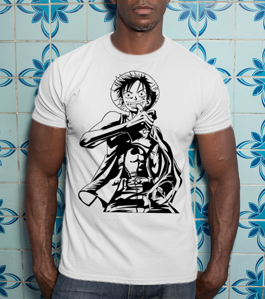 Monkey D. Luffy One Piece Anime Manga Pirate Adventures Fan T-Shirt