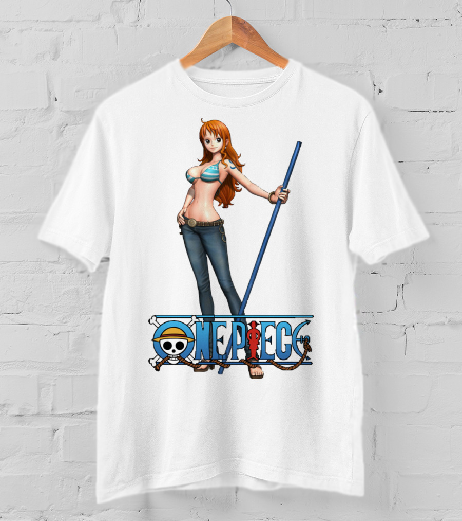 One Piece Nami Iconic Character Artwork T-Shirt