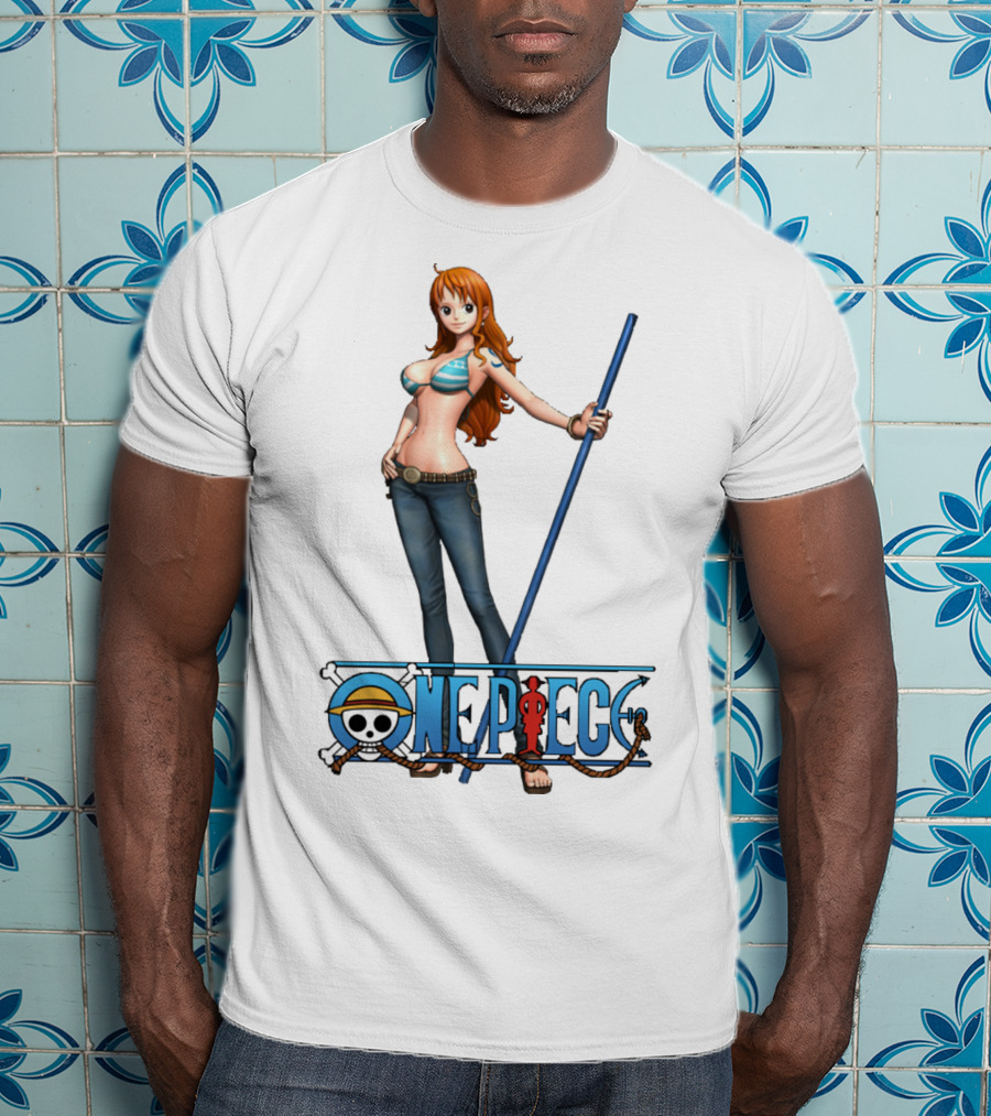 One Piece Nami Iconic Character Artwork T-Shirt