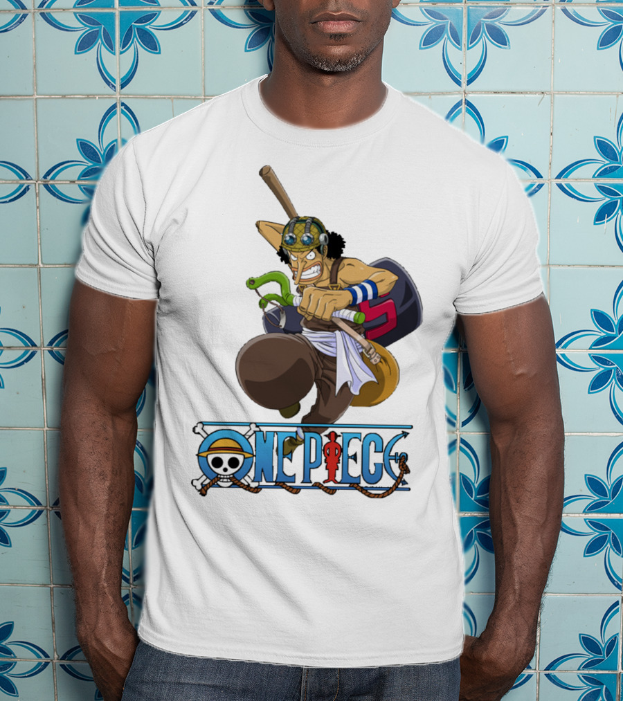 One Piece Usopp Straw Hat Pirate Character T-Shirt