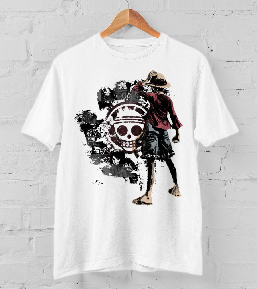 One Piece Straw Hat Pirate Skull Luffy T-Shirt