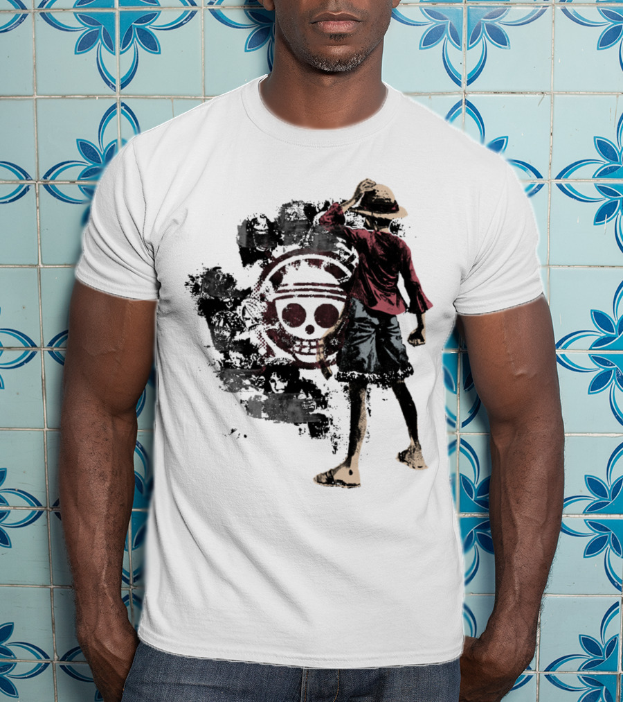 One Piece Straw Hat Pirate Skull Luffy T-Shirt
