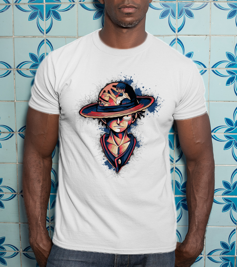 ONE PIECE Luffy The Captain FanArt Iconic Hat T-Shirt