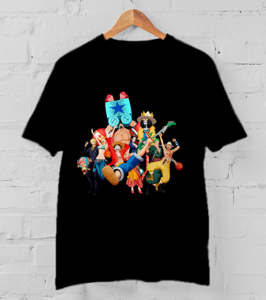 Straw Hat Crew From One Piece Adventure T-Shirt