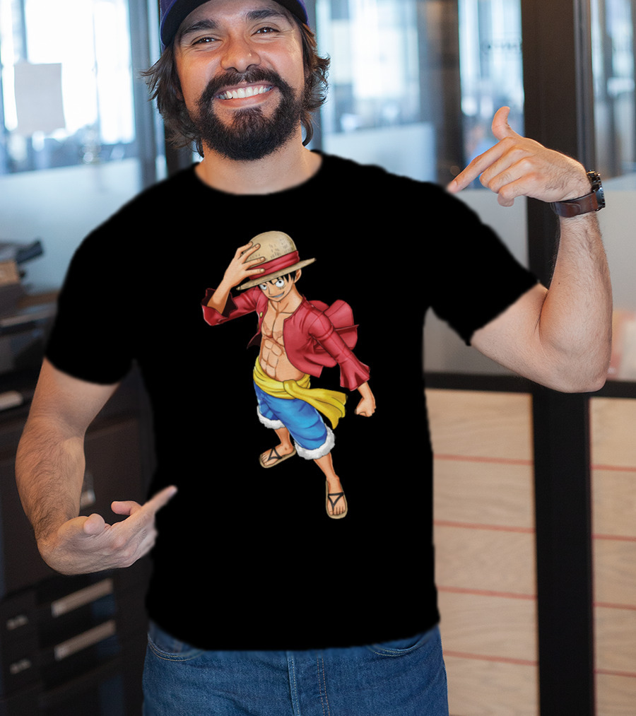 One Piece World Seeker Monkey D. Luffy Adventure T-Shirt