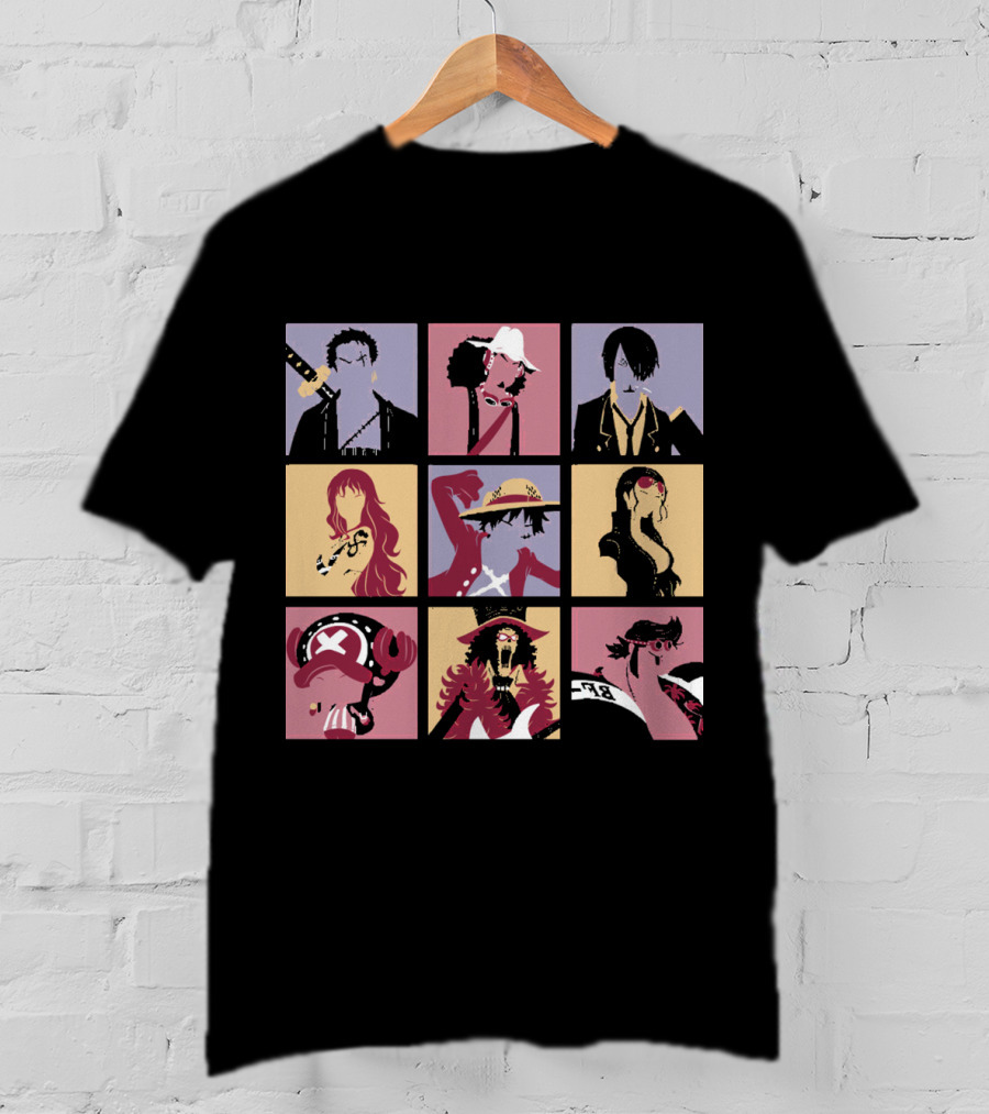 Pop Pirates One Piece Straw Hat Crew T-Shirt