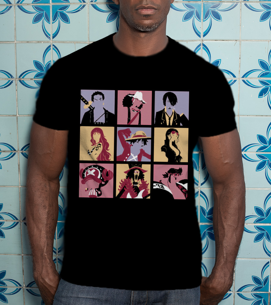 Pop Pirates One Piece Straw Hat Crew T-Shirt