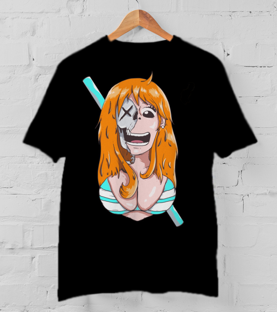 Skally Nami One Piece Skeleton Crossover T-Shirt
